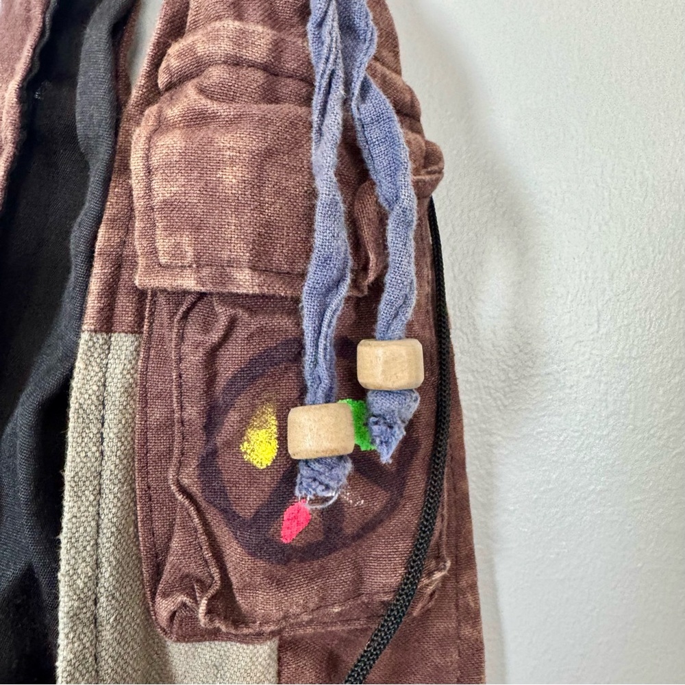 Boho Multicolor Patchwork Shoulder Bag - image 3